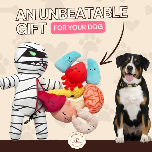 9-in-1 Dog Mummy Plush