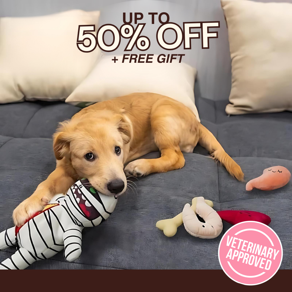 9-in-1 Dog Mummy Plush